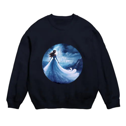 プリンセス氷の城 Crew Neck Sweatshirt