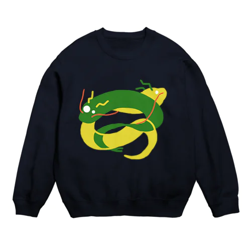 たつにょろり Crew Neck Sweatshirt