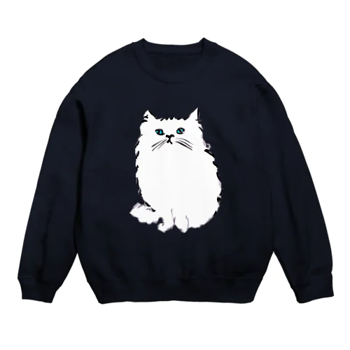 ふわふわねこ Crew Neck Sweatshirt