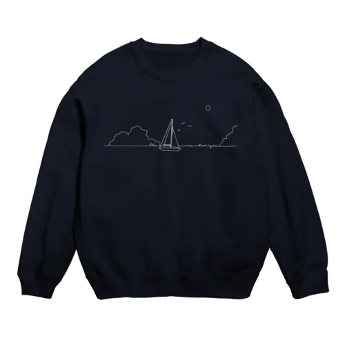 ニューホライズン(ホワイト) Crew Neck Sweatshirt