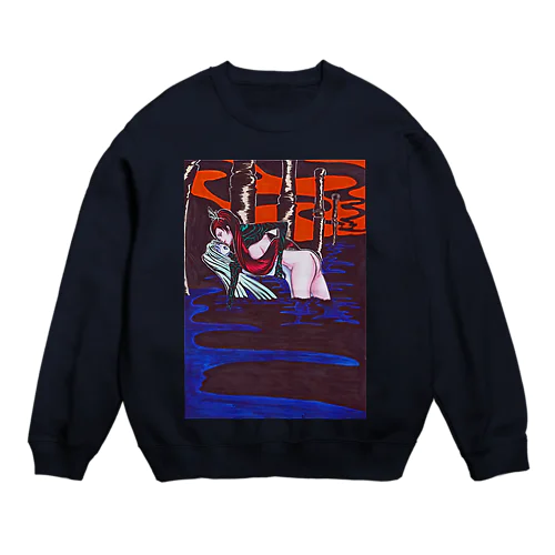 The capital of the immorality Crew Neck Sweatshirt