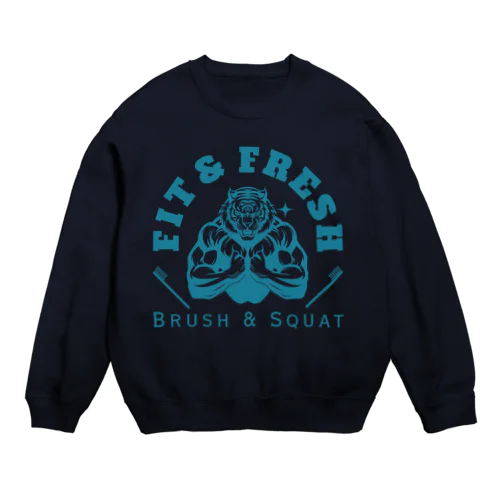 Fit & Fresh: Brush & Squat Crew Neck Sweatshirt