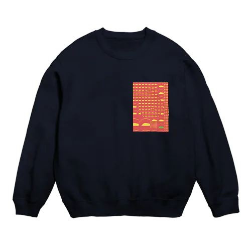 Random patternA Crew Neck Sweatshirt