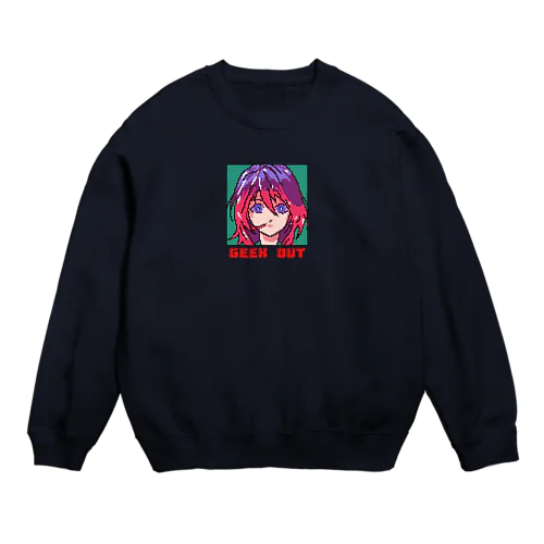 Pixel girl Crewneck スウェット