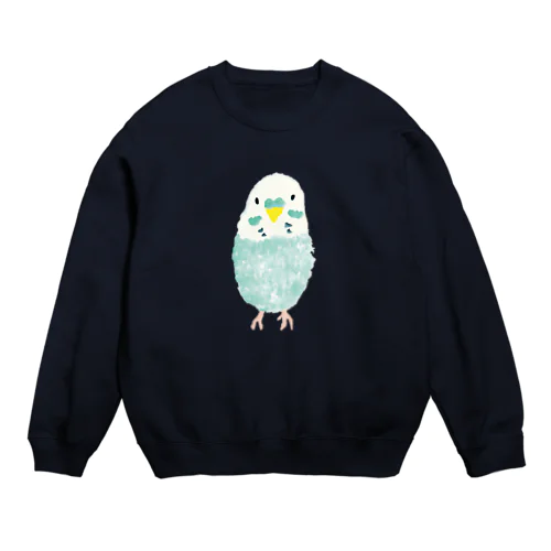 セキセイインコ Crew Neck Sweatshirt