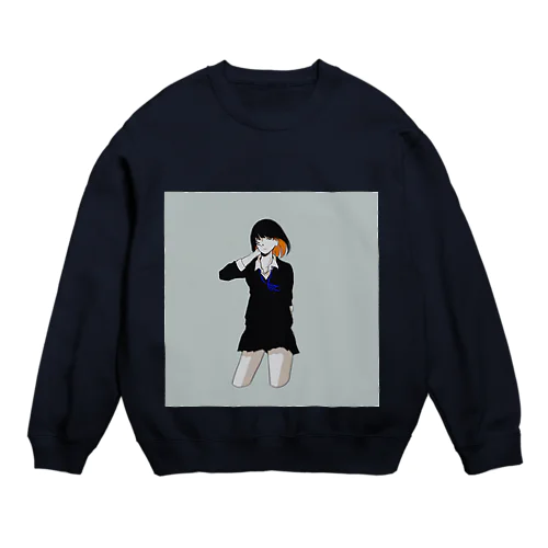 オレンジ Crew Neck Sweatshirt