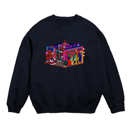 おあげ神社ハウス Crew Neck Sweatshirt