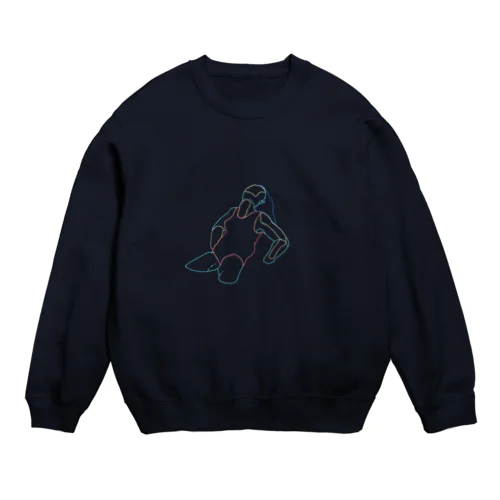 ヘイボーイ、カモン　プール編 Crew Neck Sweatshirt