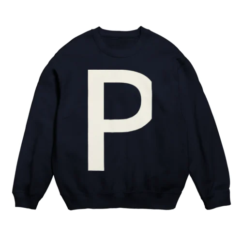 P Crew Neck Sweatshirt