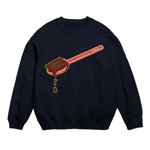 とろけるチョコ★ひとさじ Crew Neck Sweatshirt