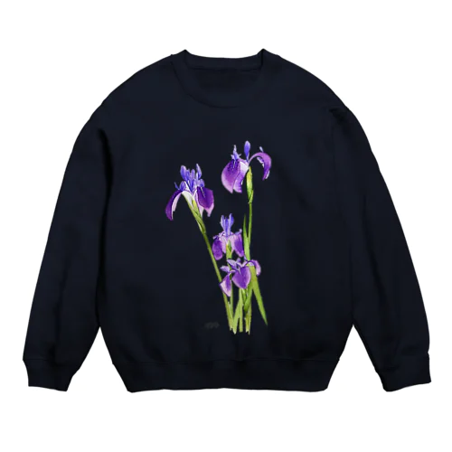 カキツバタ Crew Neck Sweatshirt