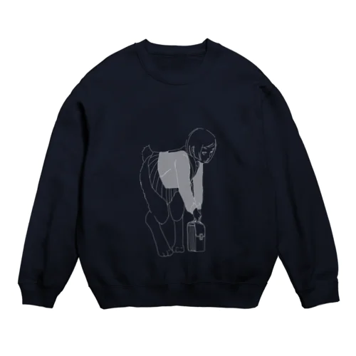 通学兎子 Crew Neck Sweatshirt