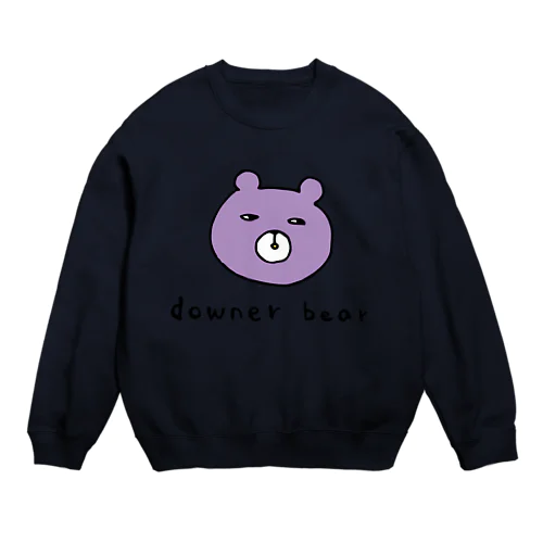 ダウナーベア Crew Neck Sweatshirt