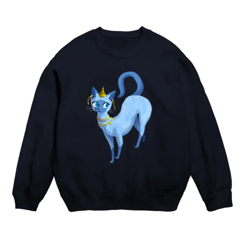 エキゾチックキャット Crew Neck Sweatshirt