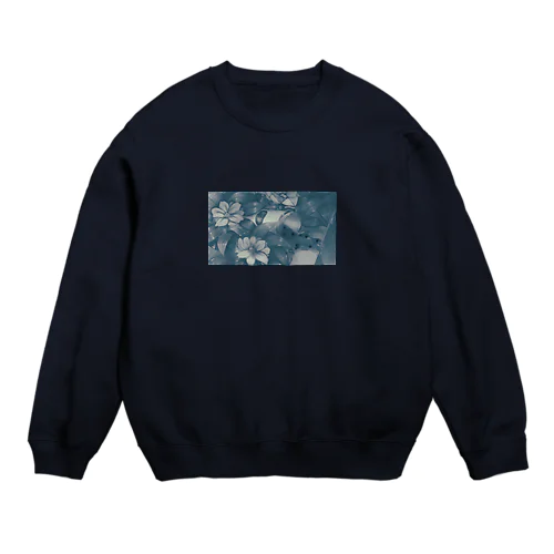 倒れるタピオカ Crew Neck Sweatshirt