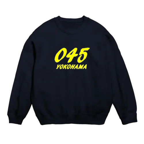 YOKOHAMA０４５グッズ Crew Neck Sweatshirt