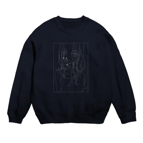 ゆるふわ（モカ/小） Crew Neck Sweatshirt