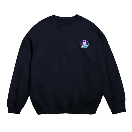 “クリームソーダ”スウェット　パープル Crew Neck Sweatshirt