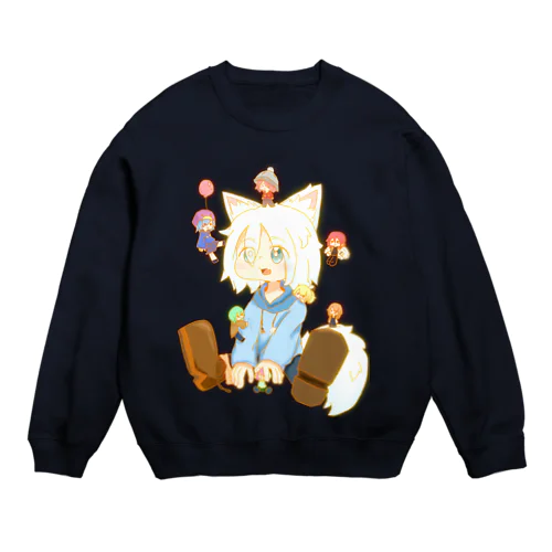 創作キャラでいろいろ Crew Neck Sweatshirt