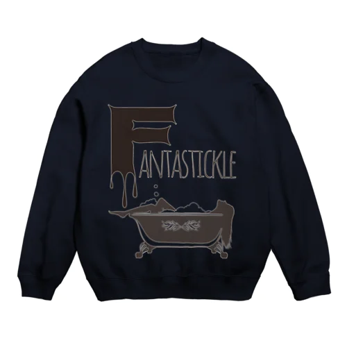 Fantastickle(ミルクチョコ・フチあり) Crew Neck Sweatshirt