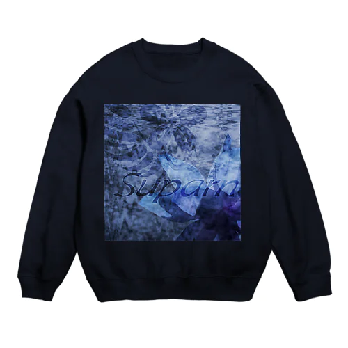 闇夜の花 Crew Neck Sweatshirt