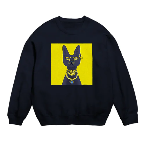 バステト神 Crew Neck Sweatshirt