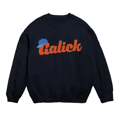 Galickロゴ（ノーマル） Crew Neck Sweatshirt