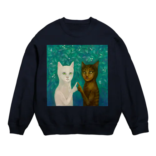 Silver Vine Crew Neck Sweatshirt