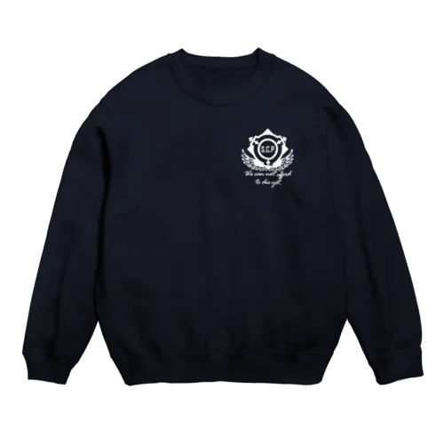 SCP財団ロゴグッズ-シャツ白[SCP Foundation] Crew Neck Sweatshirt