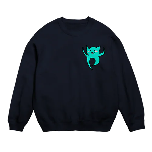 なんだかむかつくねこ Crew Neck Sweatshirt