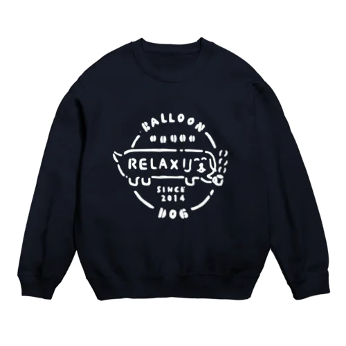 ふきだしいぬ【RELAX】 Crew Neck Sweatshirt