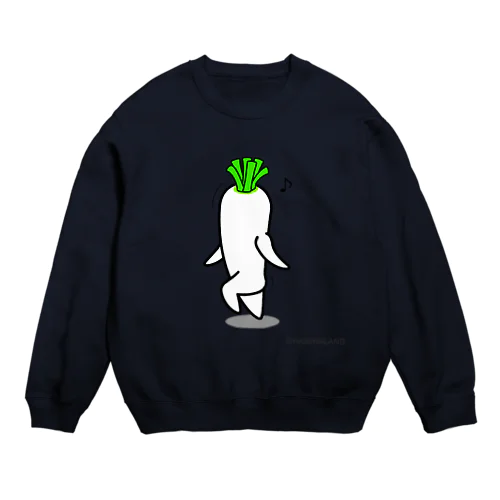 ルンルンだいこん Crew Neck Sweatshirt