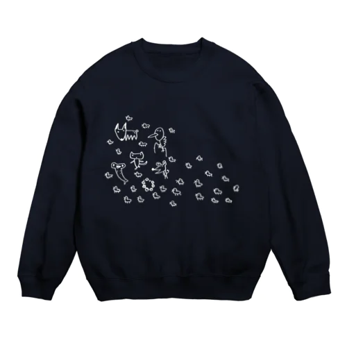 しまのいきものたち　2 Crew Neck Sweatshirt