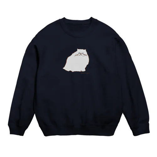 「たぶん猫」 Crew Neck Sweatshirt