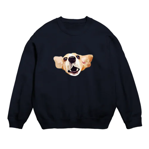 ビーグル　ほえる！ Crew Neck Sweatshirt