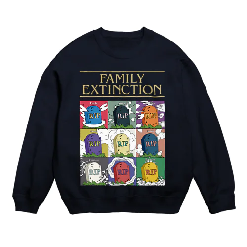Family Extinction Crew Neck Sweatshirt