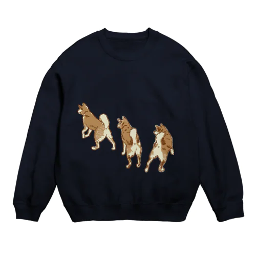 三匹の犬 Crew Neck Sweatshirt