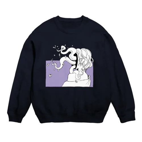 ボイドから生まれたタコ Crew Neck Sweatshirt