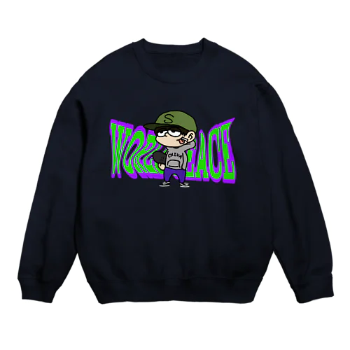 おれお22ss WORLDPEACE Crew Neck Sweatshirt