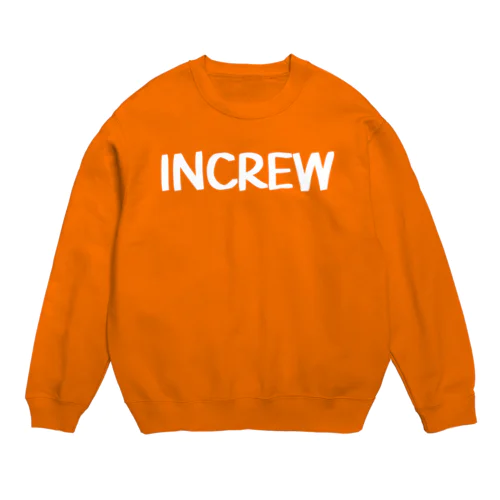 INCREWシンプルロゴ Crew Neck Sweatshirt