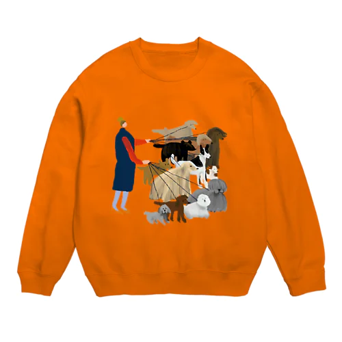 おおさんぽ Crew Neck Sweatshirt