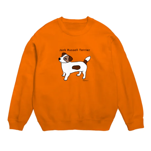 かわいいジャックラッセルテリア犬 Crew Neck Sweatshirt