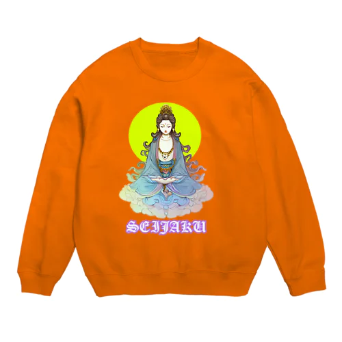 静寂　【御仏様の境地】 Crew Neck Sweatshirt