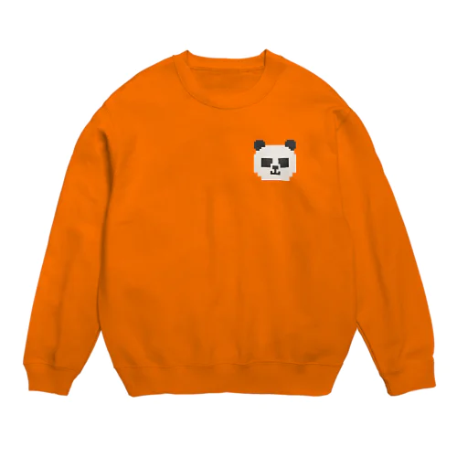 ■パンダ　ワンポイント Crew Neck Sweatshirt