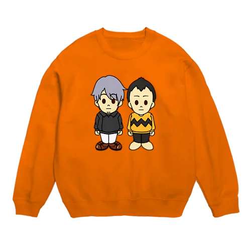 みつくん と しんぺい Crew Neck Sweatshirt