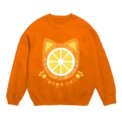 Orange nekO Crew Neck Sweatshirt