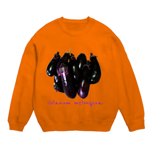 進撃の秋茄子🍆 Crew Neck Sweatshirt