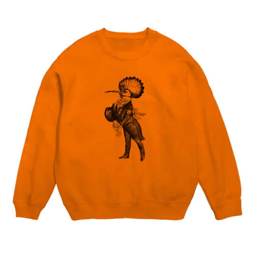 グランヴィル「ヤツガシラ」＜アンティーク・プリント＞ Crew Neck Sweatshirt