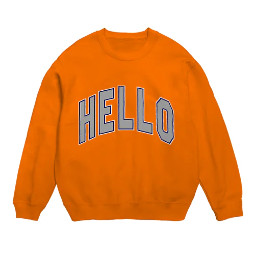 ハローカレッジ Crew Neck Sweatshirt