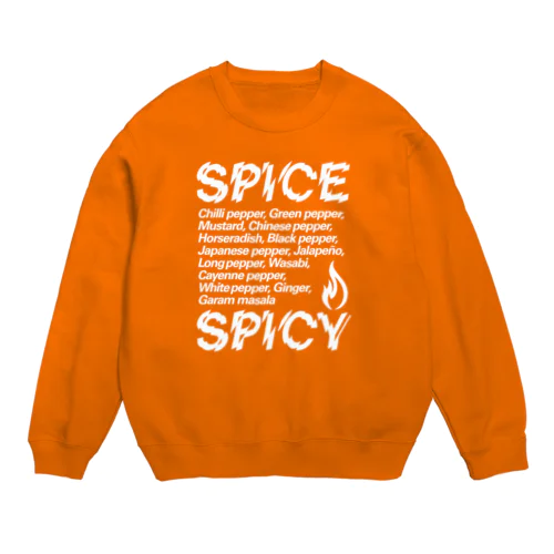 SPICE SPICY（White） スウェット